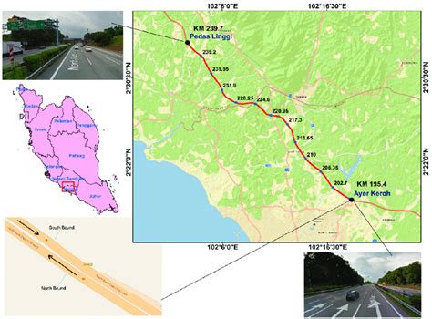 More than 800km north south highway or plus (projek leburaya utara selatan) which link from bukit kayu hitam in kedah state (border point of malaysia & thailand) to johor bahru (gateway point to. Location of the North-South Expressway (NSE) section ...