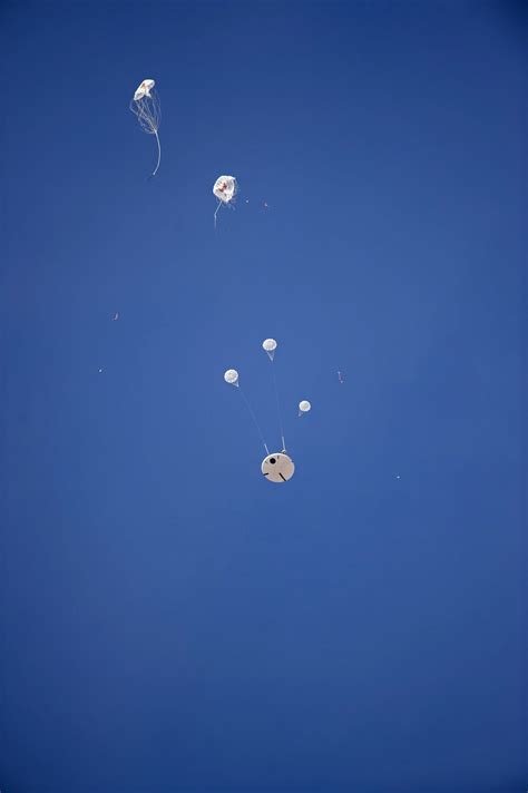 Nasas Orion Space Capsule Prototype Aces Parachute Drop Test Space
