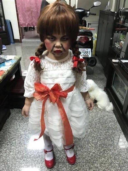 Annabelle Costume For Kids Annabelle Costume Scary Kids