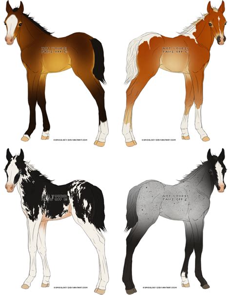 Credit To Artist Horse Art Ideas Fell Pony Horse Coat Colors