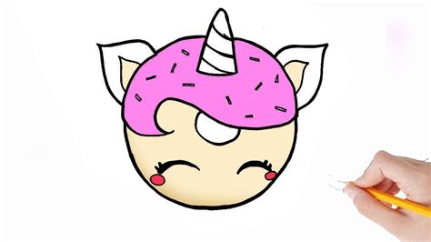 How To Draw A Unicorn Donut Kawaii Leren Tekenen Youtube