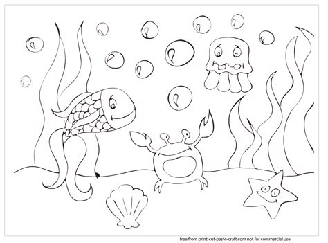 You can also create your own ocean coloring book and share it with. Under the sea coloring pages to download and print for free