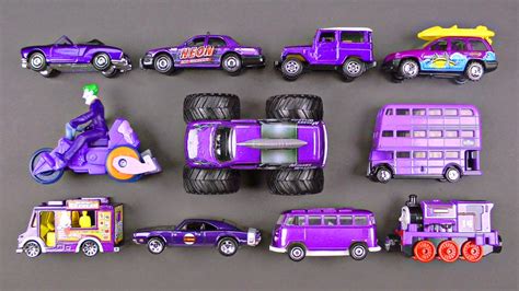 Learning Purple Street Vehicles For Kids Cars And Trucks By Matchbox