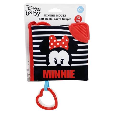 Disney Baby Minnie Mouse Soft Activity Book True Blue Toys Australia
