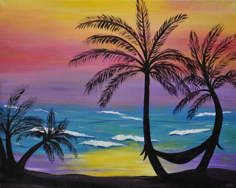 Muncie Events Painting Party Tropical Paradise