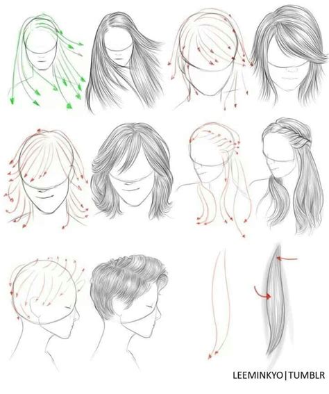 Pin By Xeleste On How To Draw Hair Drawings How To Draw Hair