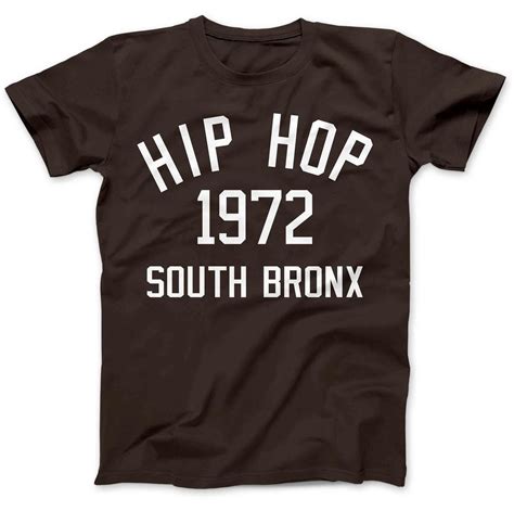 Hip Hop Music Bronx 1972 T Shirt 100 Premium Cotton Rap Grandmaster