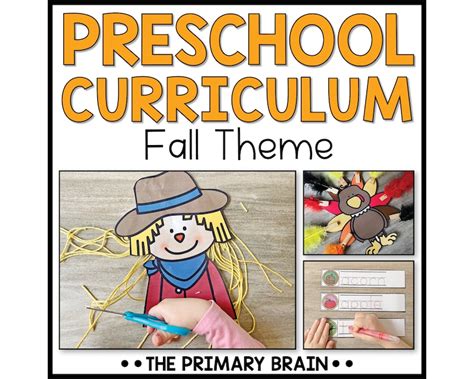 Fall Preschool Activities Daycare Lesson Plans Homeschool Etsy