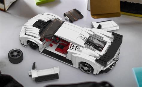 JMBricklayer EB110 Sports Car Building Block Set MOC Creative Supercar