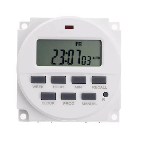 1598 Inch Lcd Digital Timer 220v Ac 7 Days Programmable Time Switch