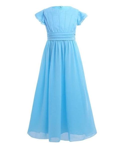 Girls Junior Bridesmaid Dress Up To Age 14 Years In 2021 Junior