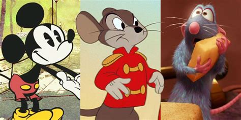 Famous Cartoon Mice List