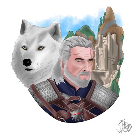 Geralt The White Wolf By Alabasterowl On Deviantart