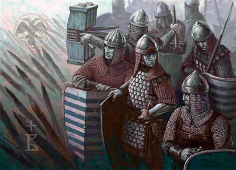 Byzantine Infantry Of Xiv Century Medieval World Medieval Art
