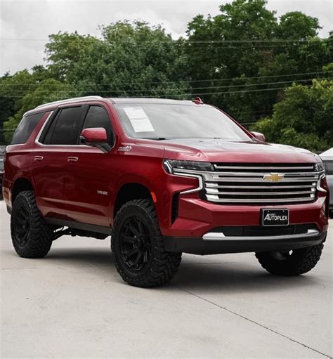 Custom 2021 Chevy Tahoe Riding On 4 Inch Lift For Sale