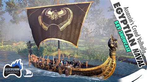 Egyptian Naval Set Longship Showcase Assassin S Creed Valhalla Gameplay
