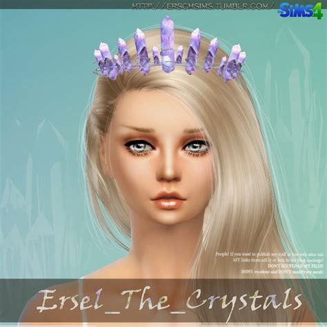 My Sims 4 Blog Crystal Crown By Ersel