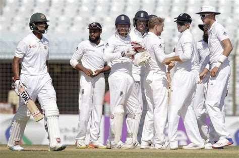 Bangladesh Need 33 England Two Wickets In Test Thriller The New