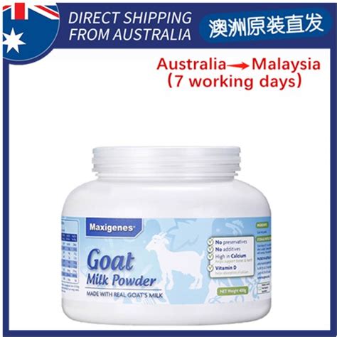 Maxigenes Goat Milk Powder 400G Australia Import Shopee Malaysia