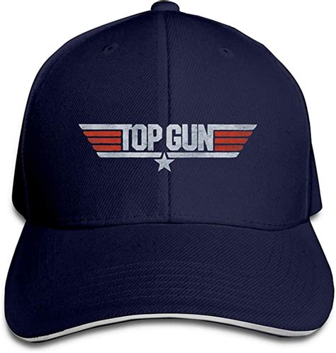Top Gun Maverick Sandwich Hat Printed Baseball Cap Headgear Unisex