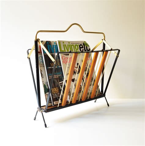 Mid Century Modern Folding Magazine Rack Haute Juice