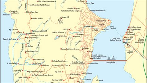 Peta Daerah Di Pulau Pinang Mukim Daerah Seberang Perai Utara Timur
