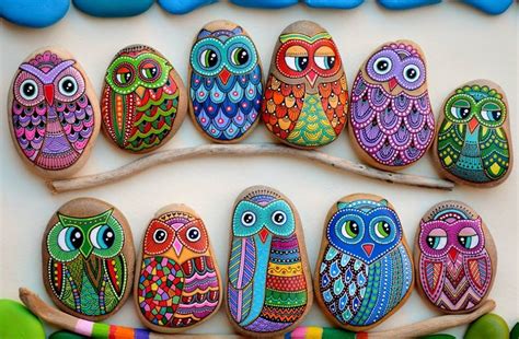25 Best Owl Painted Rock Ideas