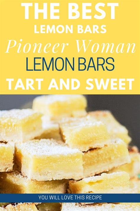 Last updated jun 04, 2021. Pioneer Woman Lemon Bars - Jen Around the World | Recipe in 2020 | Lemon bars, Lemon bars ...