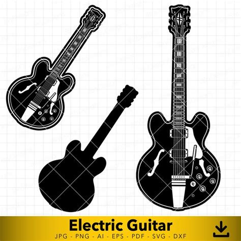 Guitar Svg Etsy