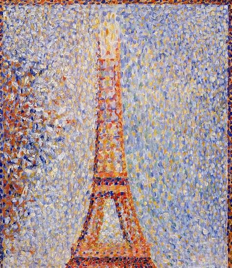The Eiffel Tower By Seurat