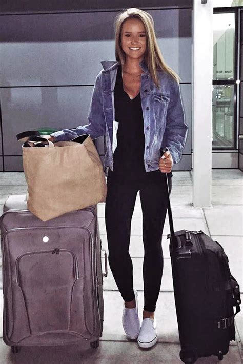 Pin By Marlien Visagie On Travel In Airplane Outfits Comfy Travel Outfit Travel Attire