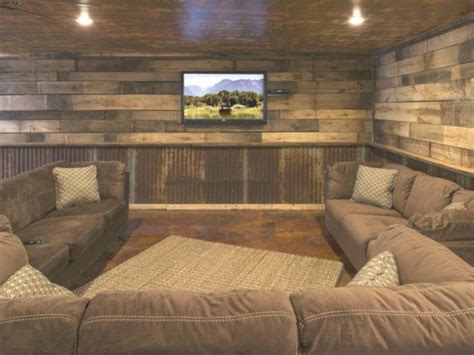 I Love The Mix Of Corrugated Metal And Barnwood For The Walls