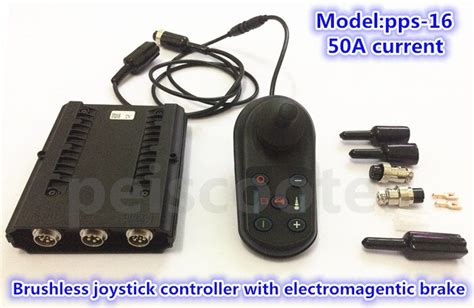 50a Brushless Wheelchair Scooter Dc Motor Joystick Controller With