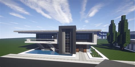 The reason modern and contemporary houses seem to lend themselves to minecraft probably stems from the fact that we build with square blocks, says andyisyoda, a professional youtuber and. Minecraft Modern House Tutorial Step By Step Pictures ...