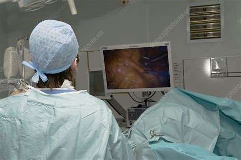 Laparoscopic Colon Cancer Surgery Stock Image C Science Photo Library