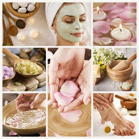 Beautiful Spa Collage Skin Care Home Remedies Good Massage Massage