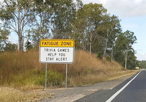 Australia Uses Trivia Road Signs To Keep Drivers Alert On Long Boring