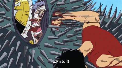 Luffy Punches Through Metal Spikes One Piece 28 Highlight Youtube