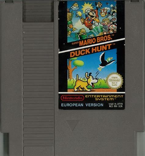 Super Mario Bros Duck Hunt 1988 Nes Box Cover Art Mobygames