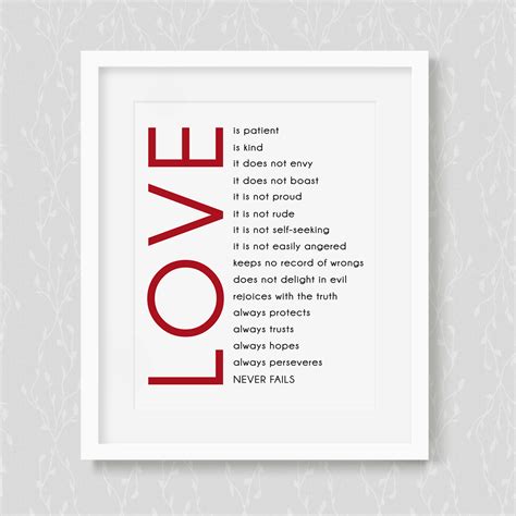 Love is Patient - Art Print