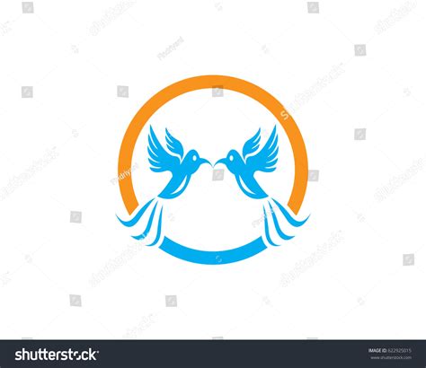 Two Birds Logo Stock Vector Royalty Free 622925015 Shutterstock
