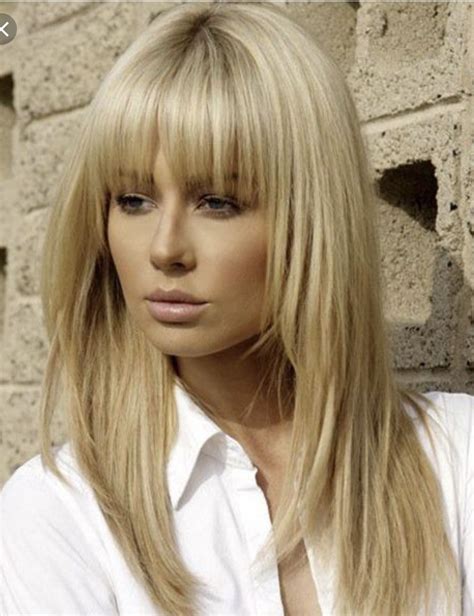 Ideas Shoulder Length Straight Hair With Fringe Hairstyles Inspiration Best Wedding Hair