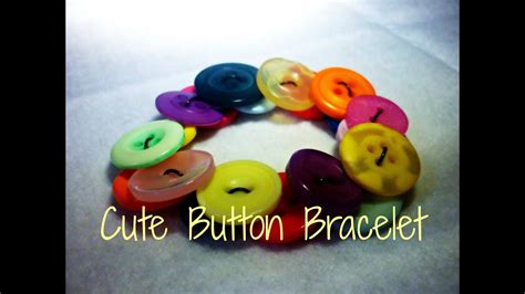 Diy Stretch Button Bracelet The Corner Of Craft Youtube