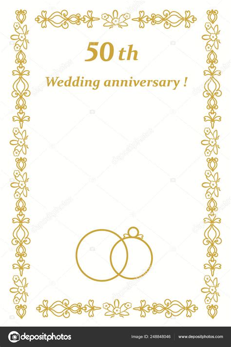 Contact online wedding invitation cards on messenger. Golden jubilee wedding anniversary invitation cards | 50th ...