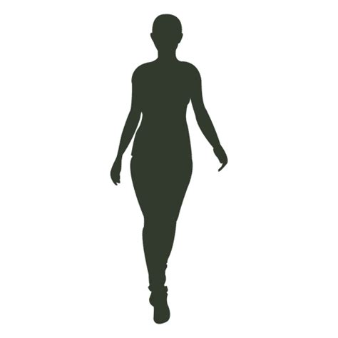 Woman Walking Pose Silhouette Decided Transparent Png And Svg Vector File