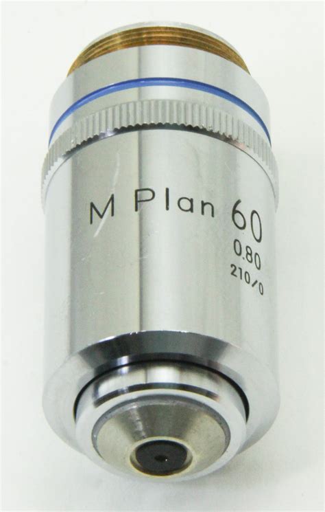 10790 Nikon 60x Microscope Objective Lens M Plan 60 080 2100