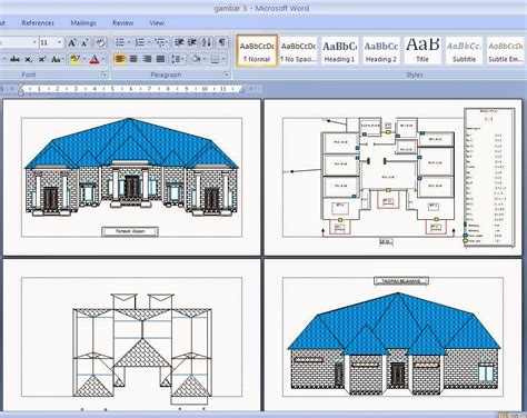 Kebutuhan untuk mendesain sebuah rumah bukan hanya tentang kemampuan sang arsitek, tapi juga bagaimana memilih perangkat penunjang yang tepat. Cara Menggambar Desain Rumah Lewat Microsoft Office Word