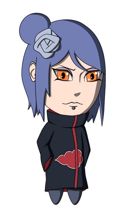 Naruto Konan Chibi By Lilomat On Deviantart