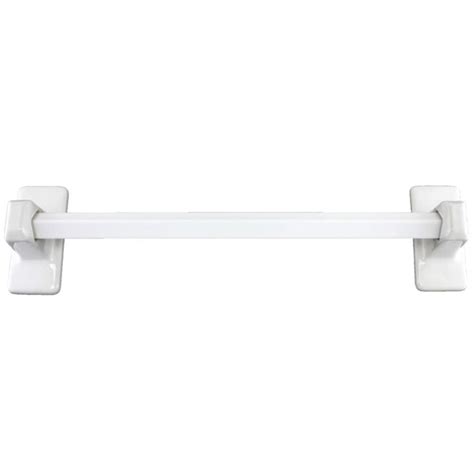 White Ceramic Towel Bar Set 24 Inches Plum Street Pottery