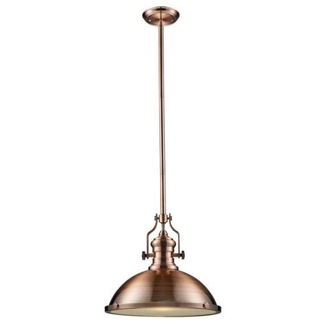 Our copper light fixtures range in style from rustic to modern. Titan Lighting Chadwick 1-Light Antique Copper Ceiling ...